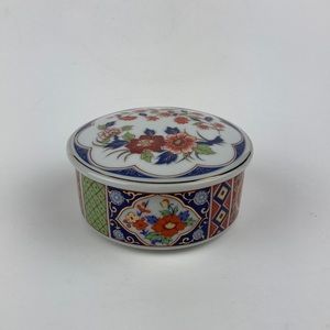 Ardco Japan Beautiful Floral Trinket Dish with Lid
